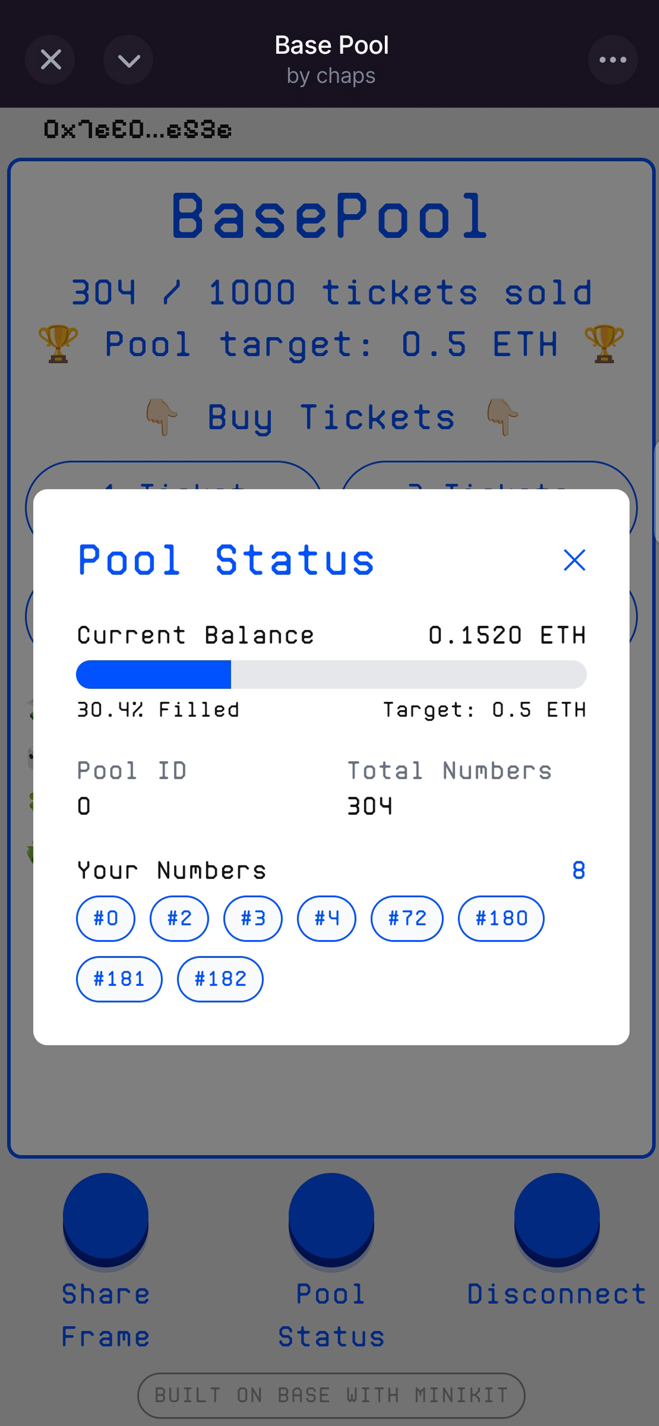 Join BasePool - Farcaster Mini Apps screenshot
